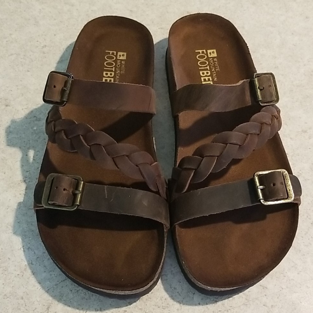 Brand new White Mountain FootBeds. Brown Sz9M